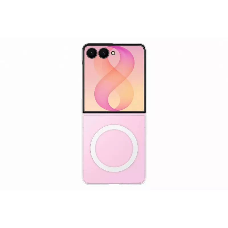 Samsung Clear Magnet Case, skirtas Galaxy Z Flip8, permatomas