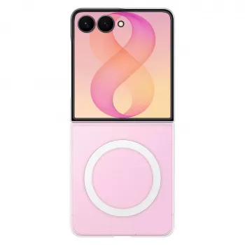 Samsung Clear Magnet Case, skirtas Galaxy Z Flip8, permatomas