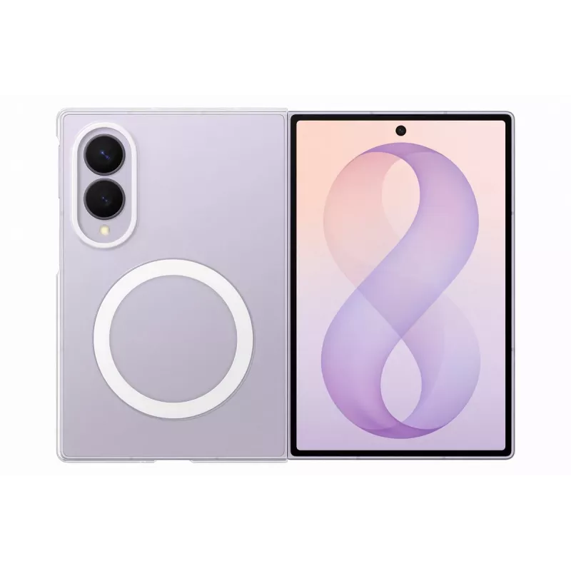 Samsung Clear Magnet Case, skirtas Galaxy Z Fold5, permatomas