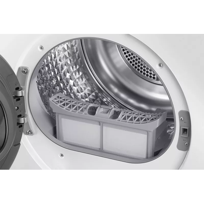 Samsung DV90F09F4WT2 9 kg šilumos siurblio džiovyklė - balta
