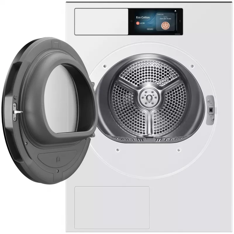 Samsung DV90F09F4WT2 9 kg šilumos siurblio džiovyklė - balta