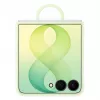 Samsung EF-EF776CGEGWW Silicone Ring Magnet Cover, skirtas Galaxy Z Flip8, žalia