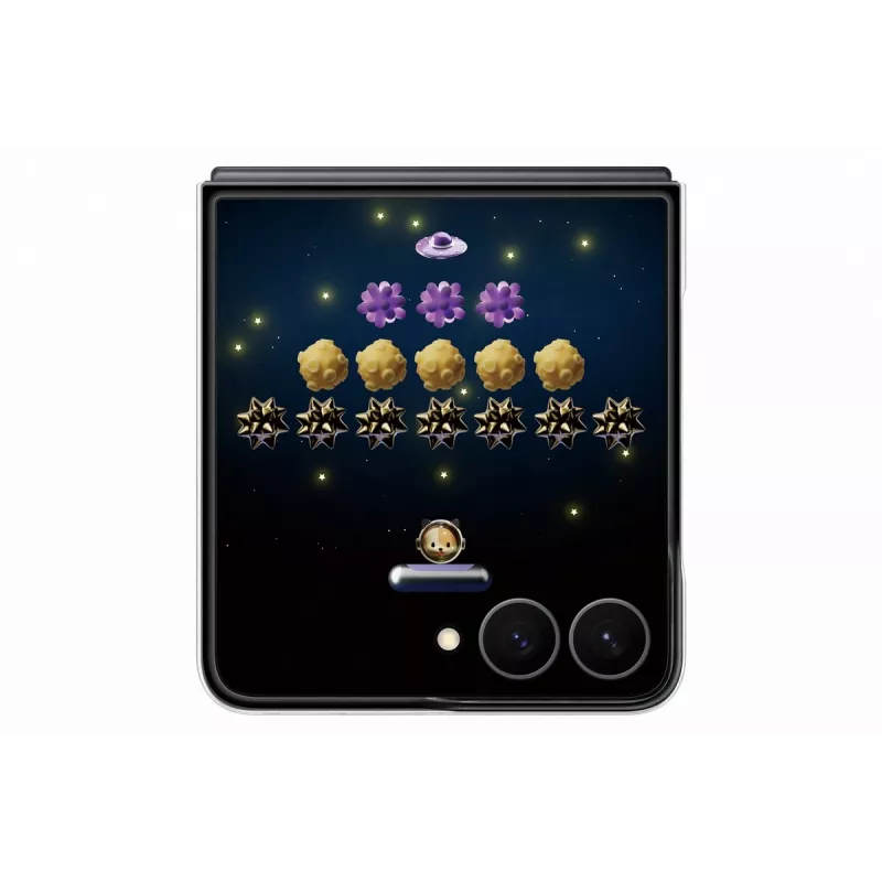 Samsung EF-FF776CBEGWW Flipsuit dėklas, skirtas Galaxy Z Flip8, juodas