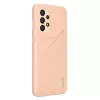 Samsung EF-OA336TPEGWW kortelės lizdo dangtelis, skirtas Galaxy A33 5G, persikų spalvos