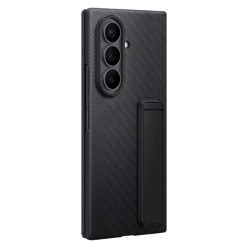 Samsung EF-XF976SBEGWW Carbon Standing Case, skirtas Galaxy Z Fold8 Ultra - juoda, S Pen lizdas, atrama