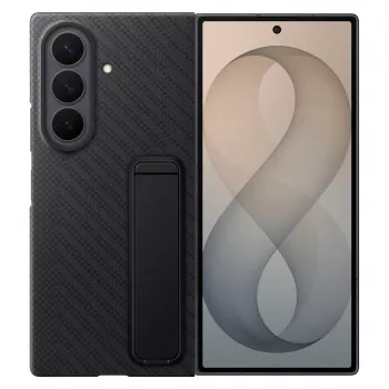 Samsung Carbon Standing Case, skirta Galaxy Z Fold8 Ultra, juodas