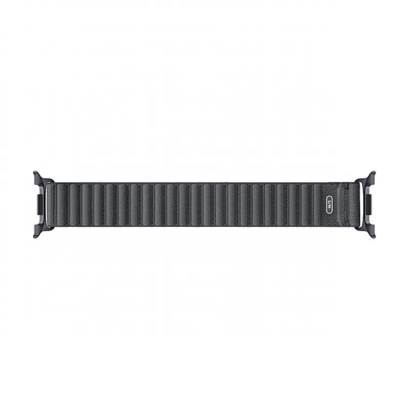 Samsung Fabric Band (S/M), skirtas Galaxy Watch9 ir Watch8 – juodas austas dirželis