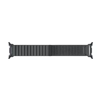 Samsung Fabric Band (S/M), skirtas Galaxy Watch9 ir Watch8 – juodas austas dirželis