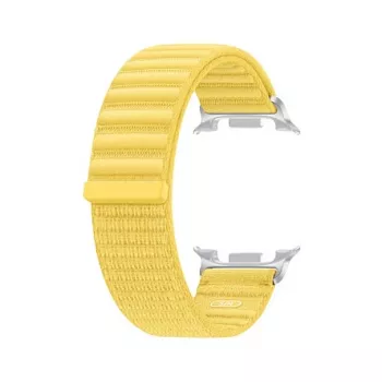Samsung Fabric Band (S/M), skirtas Galaxy Watch9 (Watch8) – geltonas nailono dirželis
