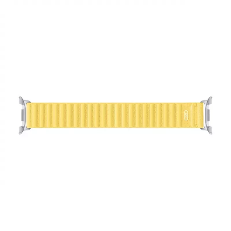 Samsung Fabric Band (S/M), skirtas Galaxy Watch9 (Watch8) – geltonas nailono dirželis