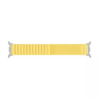Samsung Fabric Band (S/M), skirtas Galaxy Watch9 (Watch8) – geltonas nailono dirželis