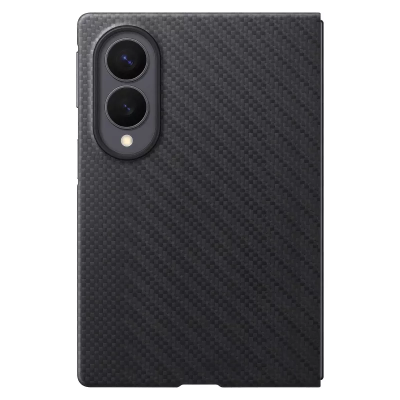 Samsung Galaxy Fold8 Carbon Magnet Standing Cover su S Pen lizdu ir atrama – juoda (EF-KF971SBEGWW)