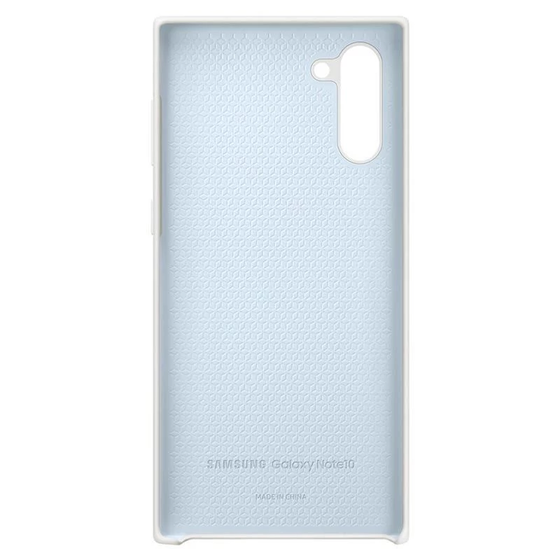 Samsung Galaxy Note 10 Silikoninis Dangtelis Baltas