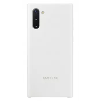 Samsung Galaxy Note 10 Silikoninis Dangtelis Baltas