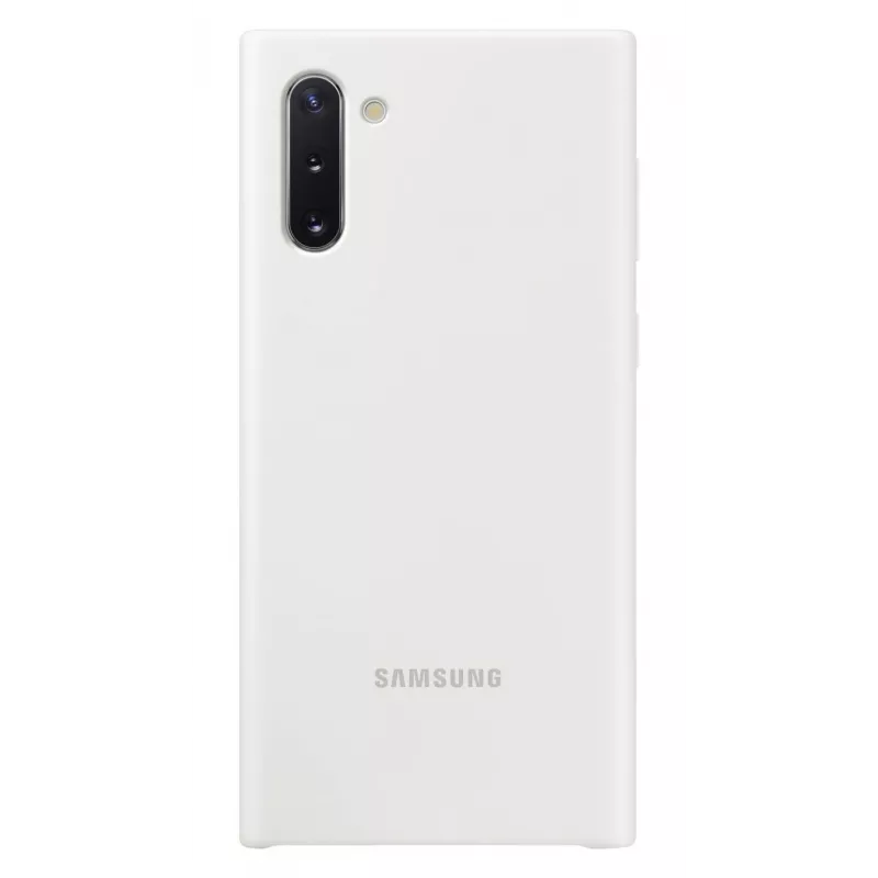 Samsung Galaxy Note 10 Silikoninis Dangtelis Baltas