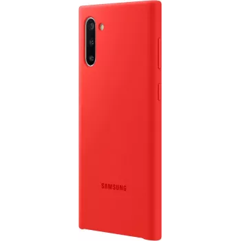 Samsung Galaxy Note10 Silikoninis Dangtelis Raudonas