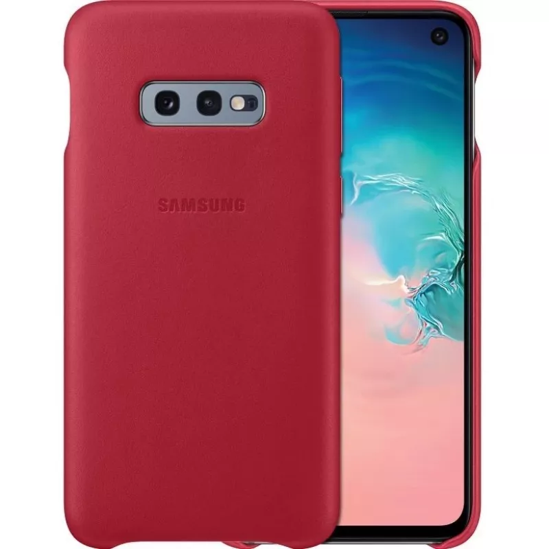 Samsung Galaxy S10e Leather Cover EF-VG970LREGWW Red