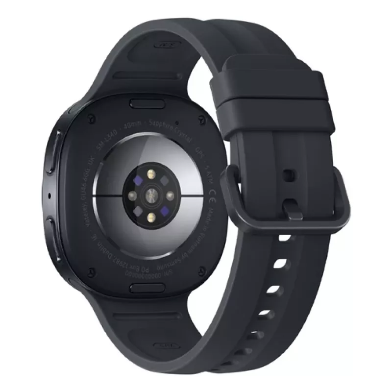 Samsung Galaxy Watch 9 40mm Smartwatch su 1.3 colio Super AMOLED ekranu, juoda