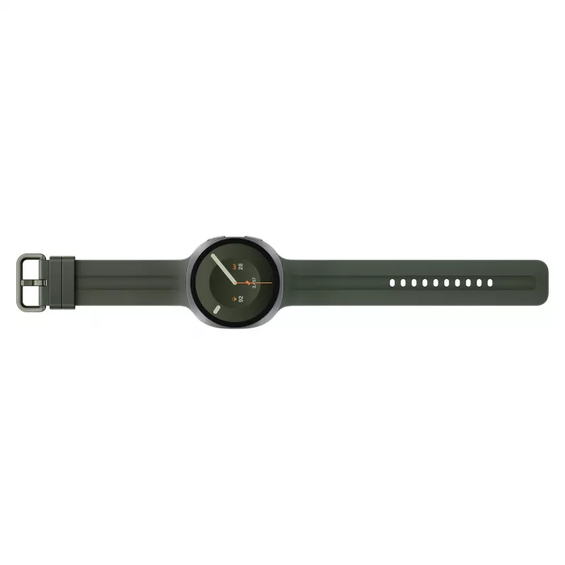 Samsung Galaxy Watch9 LTE 44 mm Silver Smartwatch su Olive Sport Band M/L