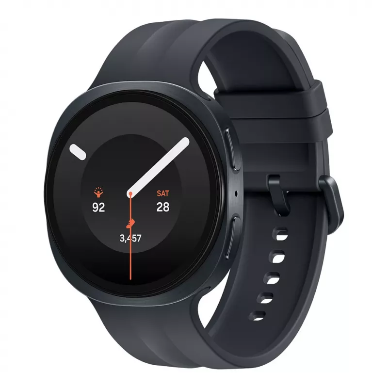 Samsung Galaxy Watch9 LTE išmanusis laikrodis 44mm Graphite & Black Sport Band M/L Super AMOLED ekranas