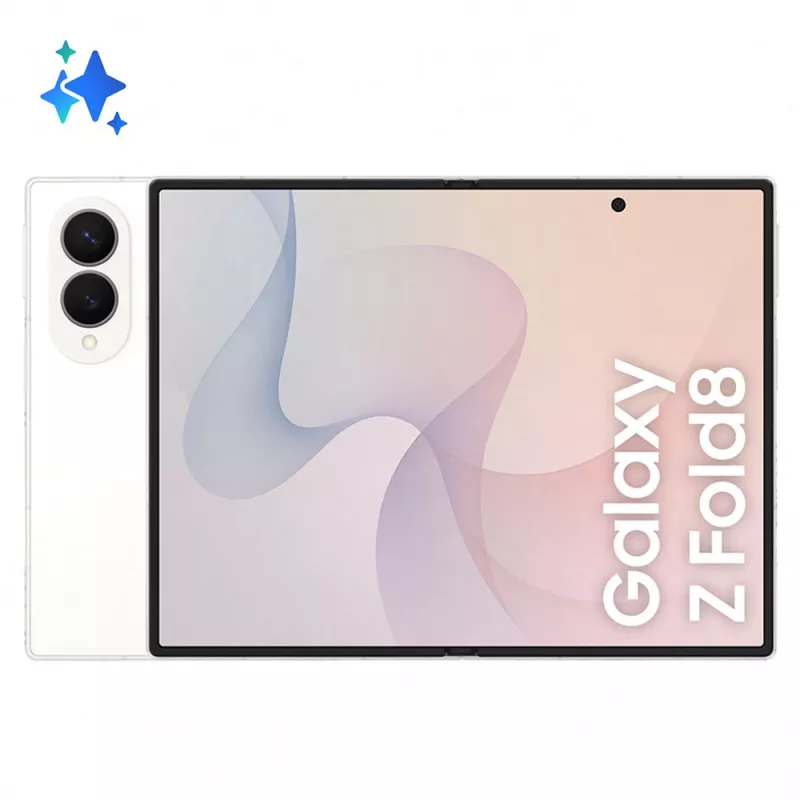 SAMSUNG Galaxy Z Fold8 5G Sulankstomas išmanusis telefonas, 7,6 colio Dynamic AMOLED 2X, 512GB, 12GB RAM, kreminės spalvos