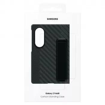 Samsung Galaxy Z Fold8 Carbon Standing Case su atrama – juoda, EF-XF971SBEGWW