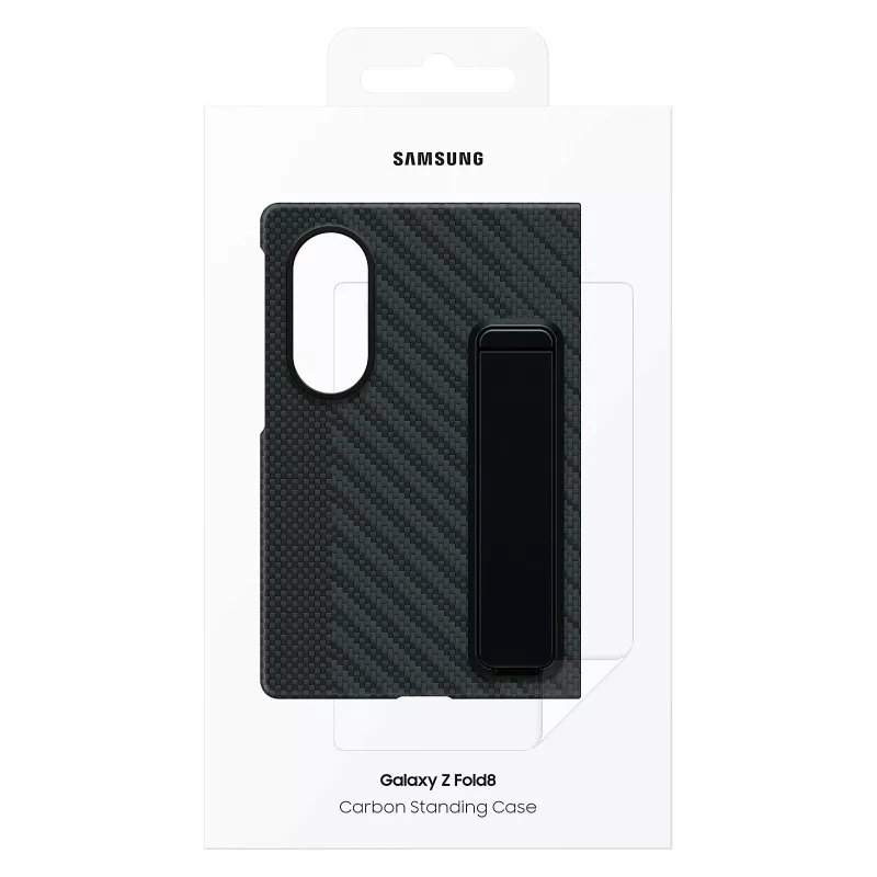 Samsung Galaxy Z Fold8 Carbon Standing Case su atrama – juoda, EF-XF971SBEGWW