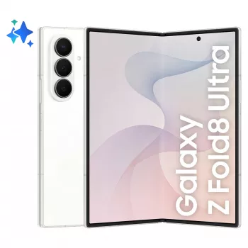 Samsung Galaxy Z Fold8 Ultra 5G išmanusis telefonas - Dual-SIM, 12GB RAM, 256GB atmintis, 8 colių lankstus OLED ekranas, kreminės spalvos