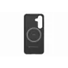 Samsung GP-FPS931PGABW Enzo Aramid Dėklas, skirtas Samsung Galaxy S25, juodas sidabrinis