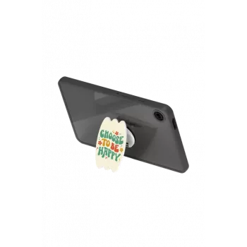 SAMSUNG GP-FPX115AMBGW Tab A9 Hybrid Edge Cover su Finger Tok, permatomas, žalias