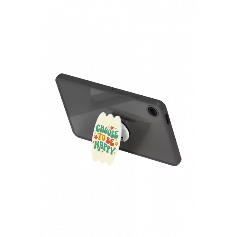SAMSUNG GP-FPX115AMBGW Tab A9 Hybrid Edge Cover su Finger Tok, permatomas, žalias