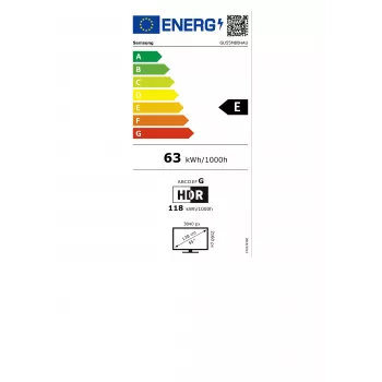Samsung GU55M80HAUXZG 55 colių 4K Ultra HD QLED Smart TV (2024) - 3840 x 2160, 100Hz, Tizen OS, Direct Full Array, Quantum HDR 1500