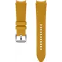 Samsung Hybrid Leather Band, skirta Galaxy Watch4, Watch5, Watch6 (20 mm, M/L, garstyčių geltonumo)