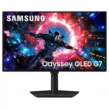 Samsung LS27HG702SUXEN 27 colių 4K UHD OLED žaidimų monitorius, 165Hz, 0.03ms, HDR, reguliuojamas aukštis, Pivot, VESA