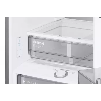 Samsung RB38C7B6BS9/EF šaldytuvas su apatiniu šaldikliu, 390L bendras tūris, No Frost, skaitmeninis inverterinis kompresorius, nerūdijančio plieno išvaizda, Wi-Fi SmartThings