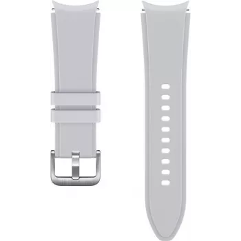 Samsung Ridge Sport Band, skirta Galaxy Watch4 ir Watch4 Classic (20 mm, S/M, sidabrinė) ET-SFR88SSEGEU