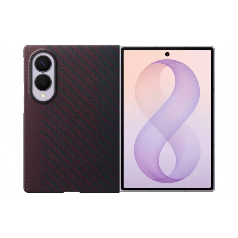 Samsung S Pen Fold Edition (EF-KF971SREGWW) - Red Carbon Magnet, skirtas Galaxy Z Fold 5