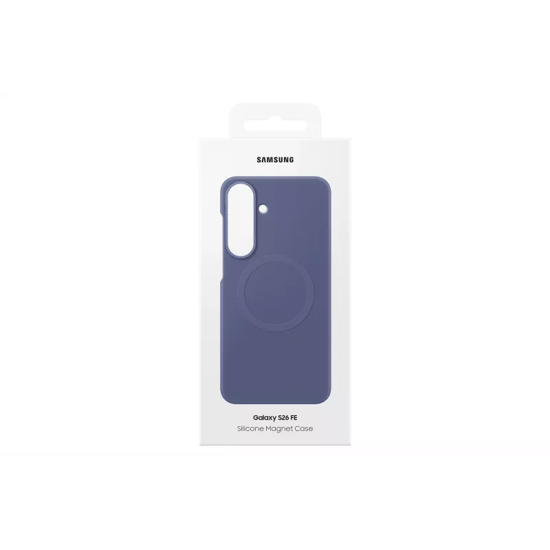 Samsung Silicone Magnet Case, skirtas Galaxy S26 FE, mėlynai violetinė