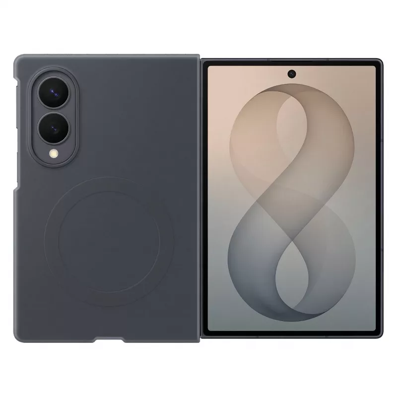 Samsung Silicone Magnet Case, skirta Galaxy Z Fold5, juoda