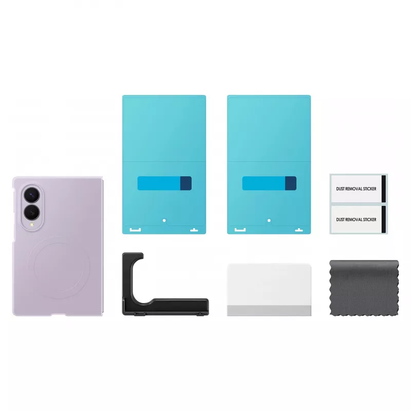 Samsung Silicone Magnet Case, skirta Galaxy Z Fold8, violetinė