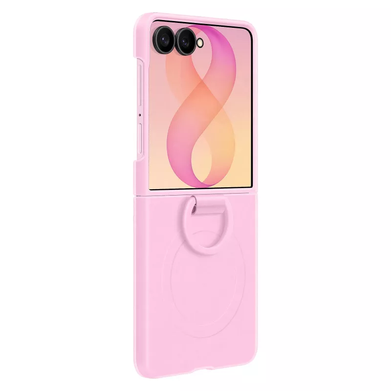 Samsung Silicone Ring Magnet Case, skirtas Galaxy Z Flip8 – violetinė