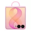 Samsung Silicone Ring Magnet Case, skirtas Galaxy Z Flip8 – violetinė