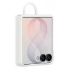 Samsung Silicone Ring Magnet Case, skirtas Galaxy Z Flip8, baltas