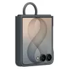 Samsung Silicone Ring Magnetic Case, skirtas Galaxy Z Flip8, juodos spalvos (EF-EF776CBEGWW)