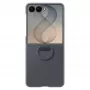 Samsung Silicone Ring Magnetic Case, skirtas Galaxy Z Flip8, juodos spalvos (EF-EF776CBEGWW)
