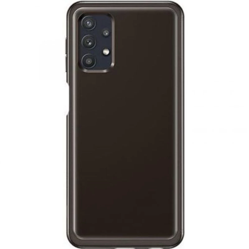 Samsung Soft Clear Cover, skirtas Samsung Galaxy A32 5G, juodas