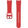 Samsung Sport Band, skirta Galaxy Watch (20 mm, M/L), juoda/raudona hibridinė oda ir fluoroelastomeras