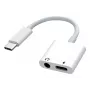Samsung USB-C į 3,5 mm garso lizdą ir USB adapteris - baltas