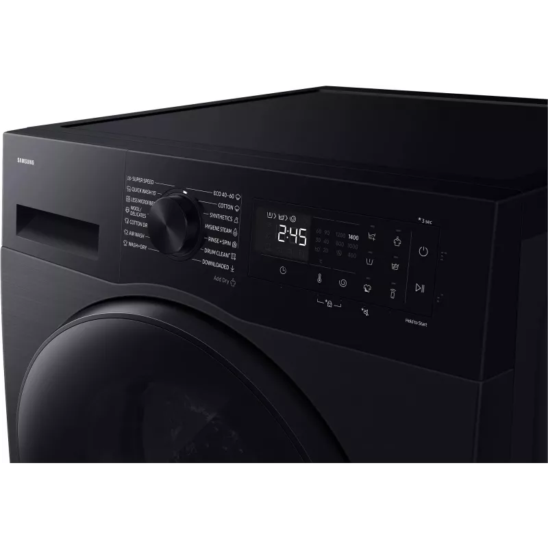 Samsung WD90HG5U34BBLE 9kg/6kg Skalbimo džiovinimo mašina su EcoBubble, 1400 aps/min, balta