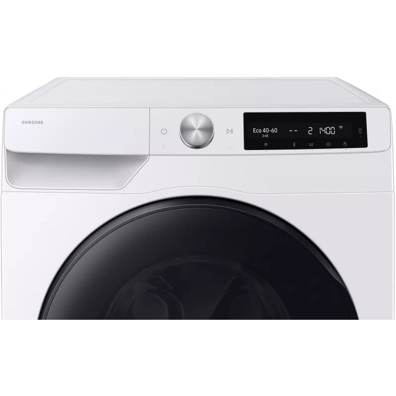 Samsung WD90HG6U94BEU4 Laisvai pastatoma skalbimo mašina su džiovintuvu, 9 kg skalbimas / 6 kg džiovinimas, 1400 aps./min., EcoBubble, balta